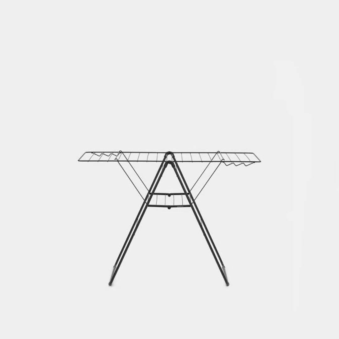Tendedero de Metal de Alas de 20 m MATT BLACK  403408