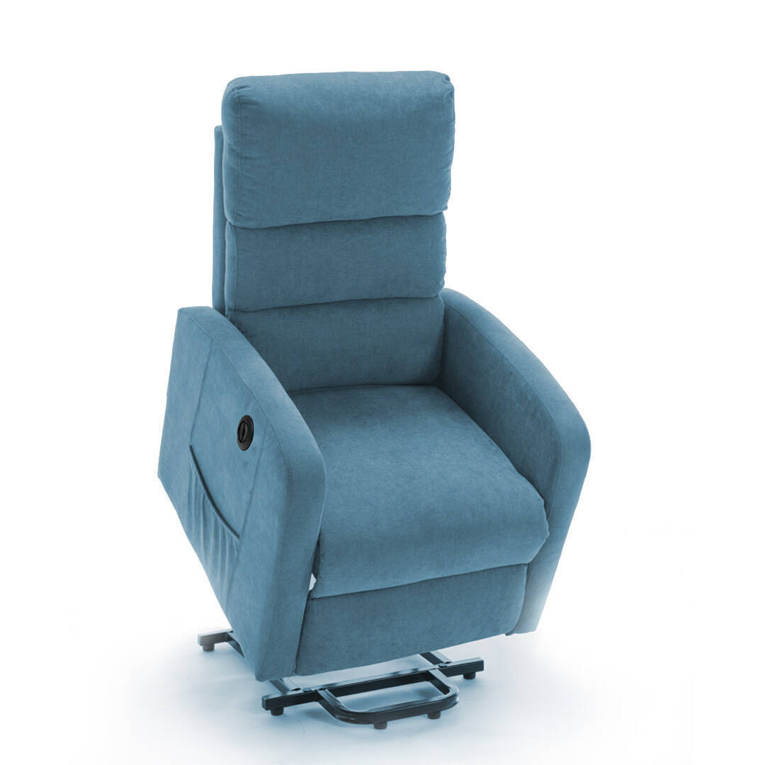 Sillón Relax Power Lift POPPY Tapizado en Tela