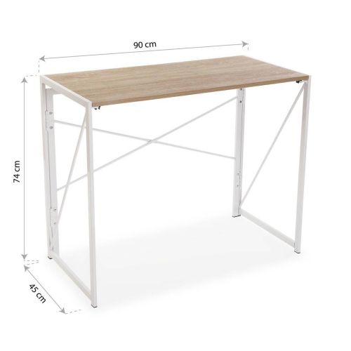 Escritorio JACK de Tablero de Madera y Patas de Metal 21300030