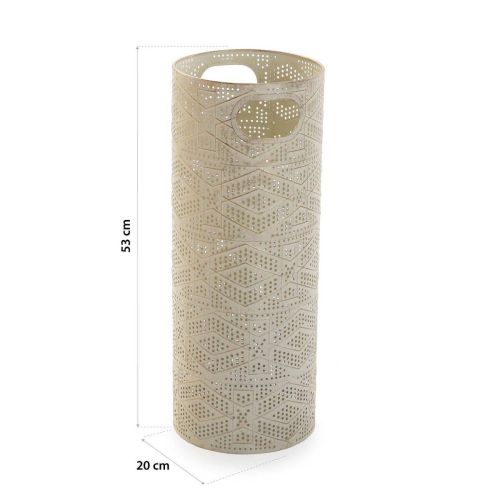 Paragüero LEYLA Estructura de Metal Blanco 53 cm 15610856