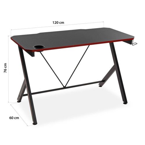 Mesa de Escritorio Gaming PABLO con Tablero de Melamina