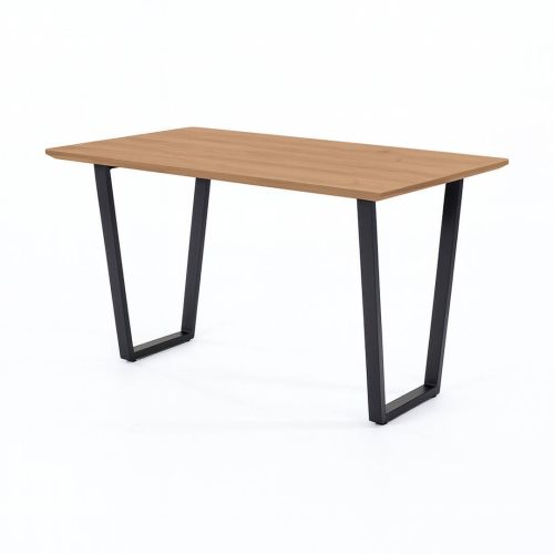 Mesa de Cocina DALIA con Tapa Laminada y Patas de Aluminio Negro