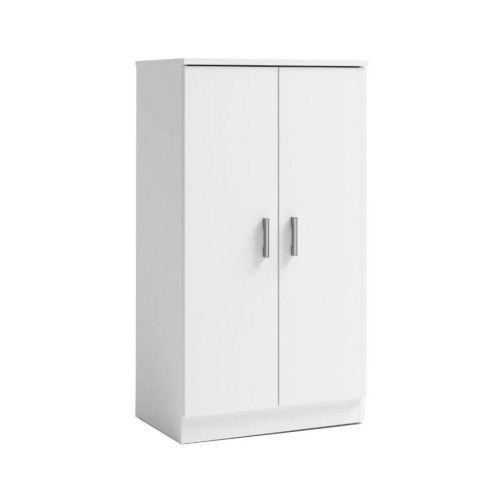 Armario Zapatero de 2 puertas Modelo RHIN Blanco Mate