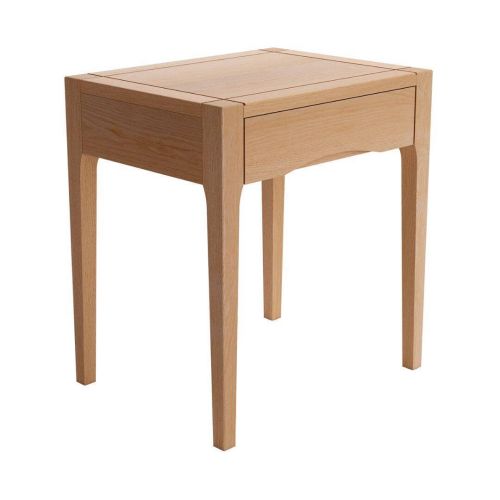 Mesita de Noche VEDIA de Fresno Natural con Cajón CG2120FN