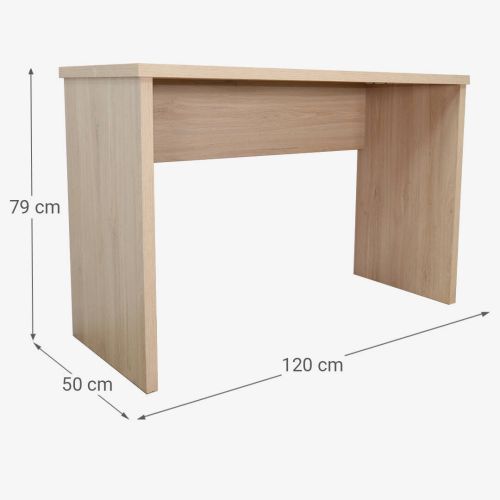 Escritorio Pequeño GHIO con Tablero de 120 cm color Roble CNI220