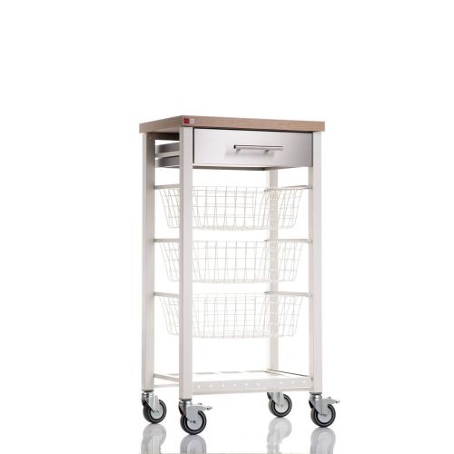 Carrito de Cocina ONDA con tres Cestas Extraibles