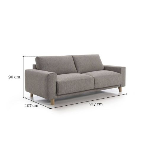 Sofá Cama Modelo CALIMA Tapizado en Tela Music
