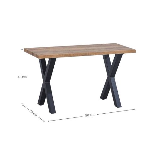 Taburete VIDEL con Asiento de MDF y Patas de Aspa