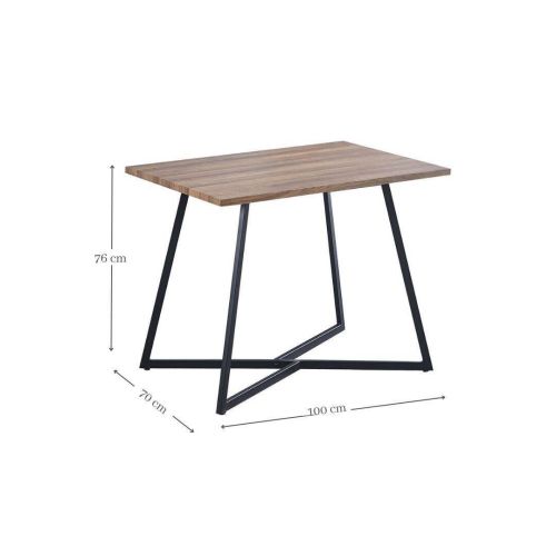 Mesa de Cocina KIRBY con Diseño de Patas Geométricas