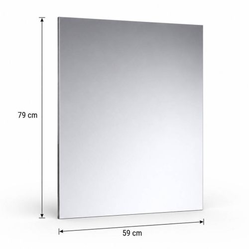 Espejo de Baño FAMILY TECH Rectangular de 79 × 59 cm