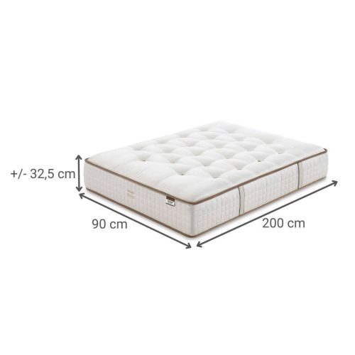 Colchón FLEX de Lana con Muelles Ensacados Royal 21 90x200 cm 9372649