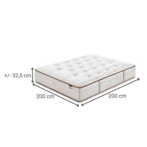 Colchón FLEX de Lana con Muelles Ensacados Royal 21 200X200 cm 9372663