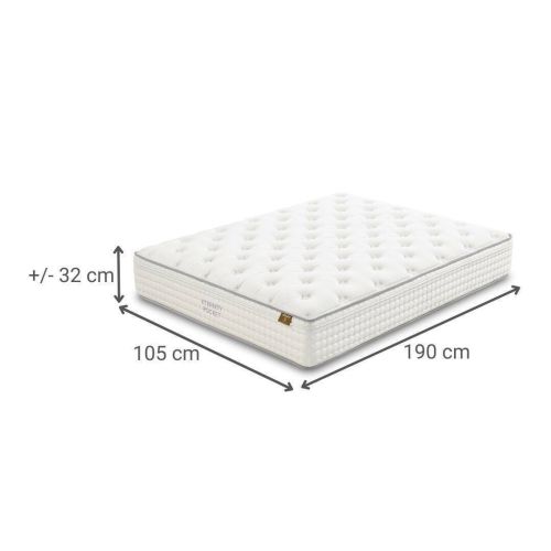 Colchón de Muelles Ensacados ETERNITY POCKET 23 105x190 cm con Viscosa 9393743