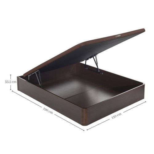 Canapé Abatible Flex 150x190 Madera 19 color Wengue