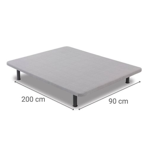 Base Tapizada TAPIFLEX AD de 90x200 cm Gris Transpirable con Refuerzos 9247612