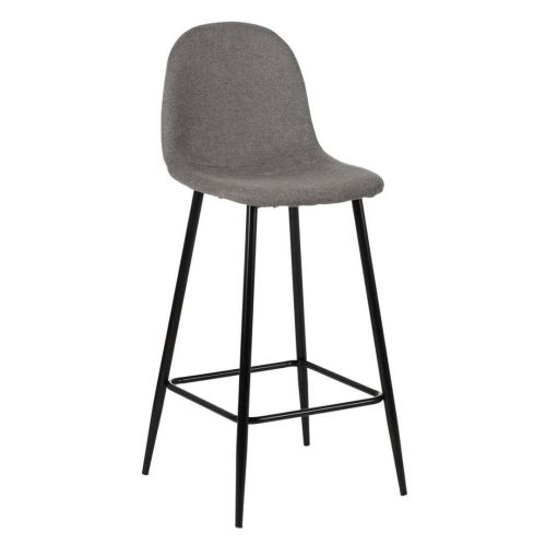 Taburete Alto con Asiento Tapizado