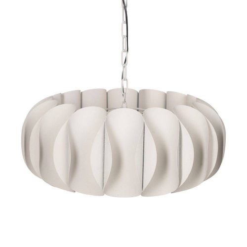 Lámpara de Techo Estructura de Metal Blanco 613958