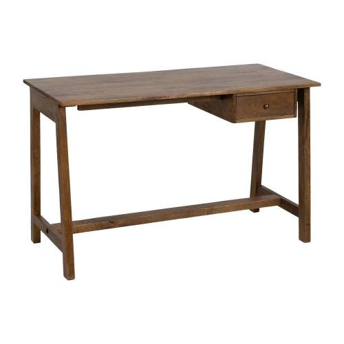Escritorio de Madera de Mango Natural 120 cm con 1 Cajón 614767