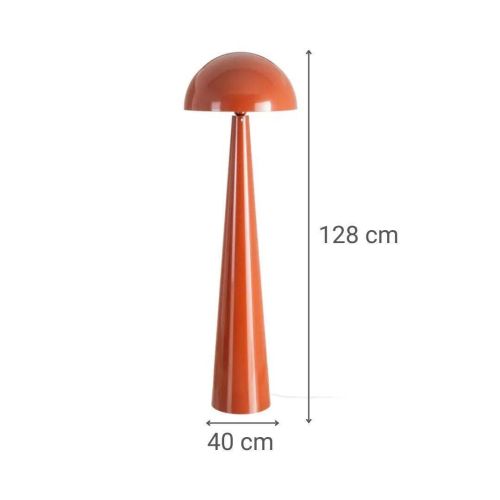 Lámpara de Suelo Teja Estructura de Metal Interior E27 128 cm 615748