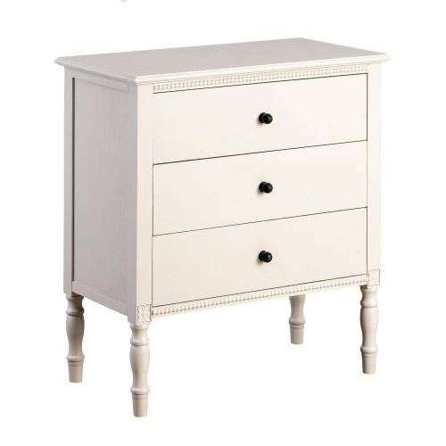 Mesita de Noche Gris Claro de DM y Madera de Pino de 61 cm 615279