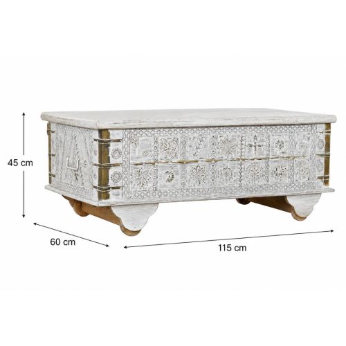Mesa de Centro Acabado Blanco Decapé MB 182010
