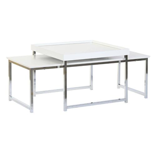 Conjunto de Mesas Nido Blancas MB-199664