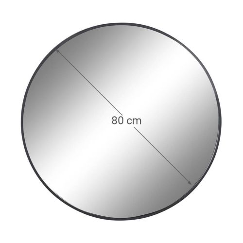 Espejo Redondo con Marco Hierro Negro860 cm ES-204890