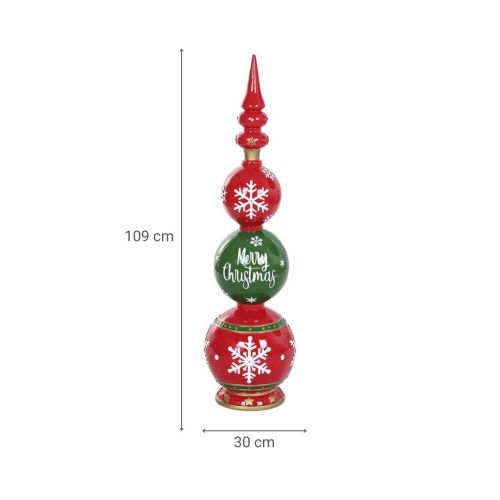 Figura LED Roja en Resina con Estructura Metálica NV-220697