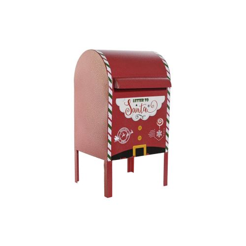 Buzón Navideño NV-206937 de Metal Rojo Tradicional