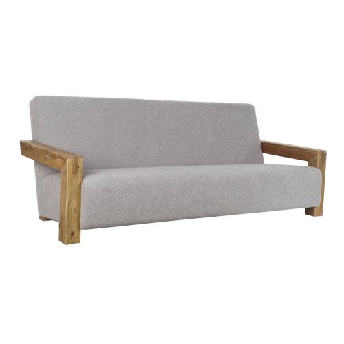 Sofá Estructura en Madera Reciclada Color Gris Claro MB-207606
