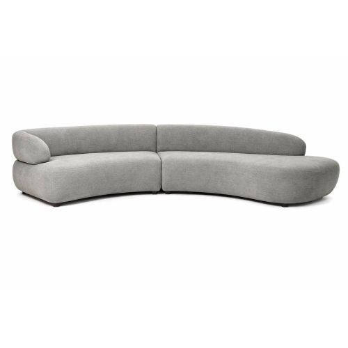 Sofá Modular de Diseño Curvo en Color Gris MB-226310