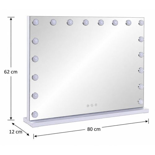 Espejo de Tocador ES-233169 LED Táctil con 18 Bombillas