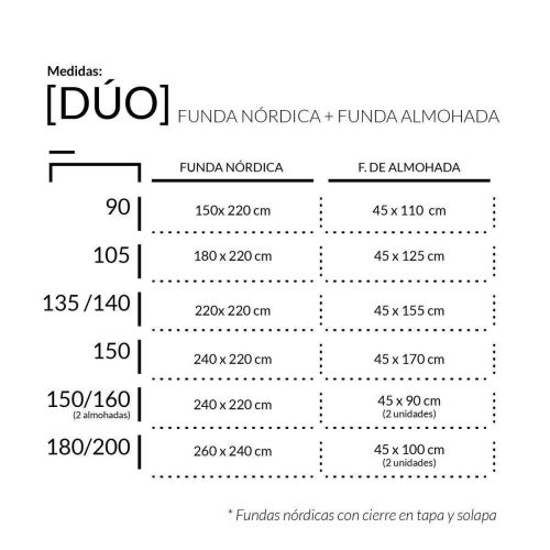 Funda Nórdica Infantil SAURIOS para Cama de 90 cm