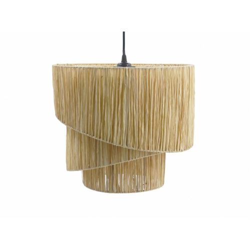 Lámpara Colgante MIDWAY 37 cm de Rafia Natural 12-402