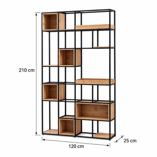 Estantería GERT de Madera y Metal 120 cm 33-199