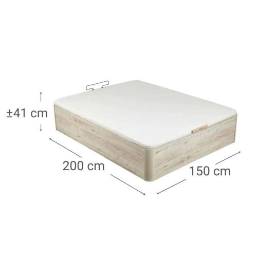 Canapé Abatible de Madera Color Glaciar 150x200 Naturbox 2.0 PLUS PIKOLIN AP11548