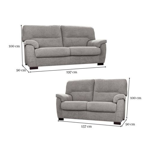 Conjunto de Sofás IRENE 3+2 Plazas Tapizados en Tela