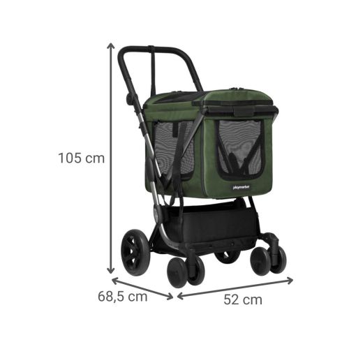 Carro de Mascotas WE GO PETS Plegable Olive 56 cm 26960D4