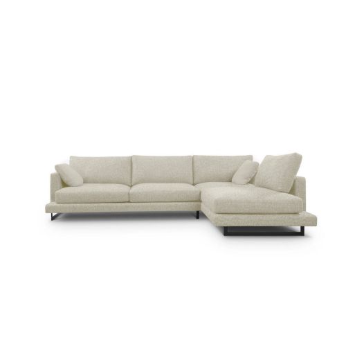 Chaiselongue Derecha de 4 Plazas QUEEN con Patas de Metal
