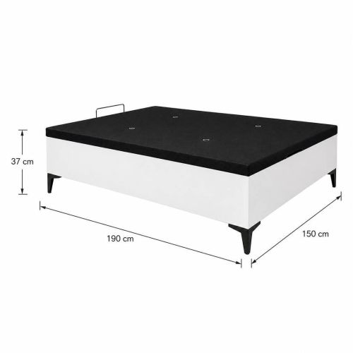 Canapé Abatible con Patas Metálicas RUMBERO 150x190 cm