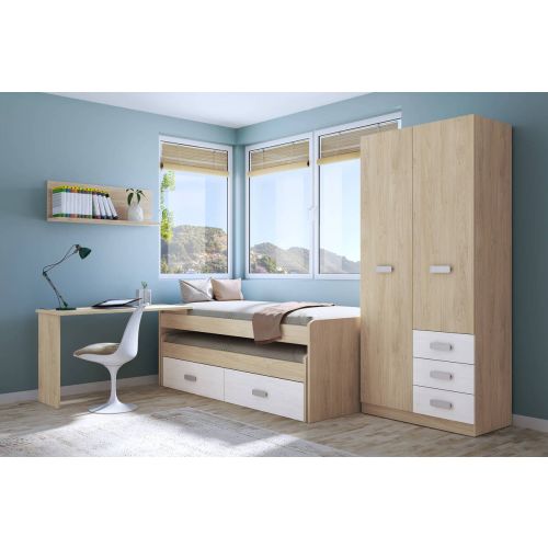 Dormitorio Juvenil DONALD 10 en color Puccini y Andersen