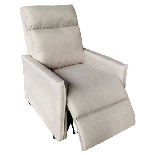 Sillón Relax Manual ARLO Push Back Tapizado en Tela