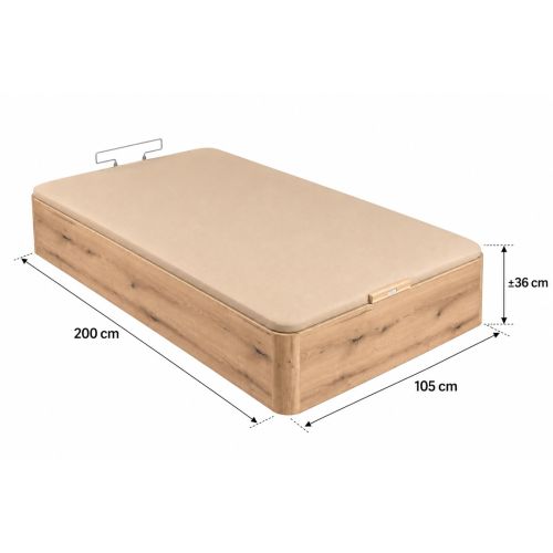 Canapé Abatible Roble 105x200 Naturbox 2.0 PIKOLIN AP11530