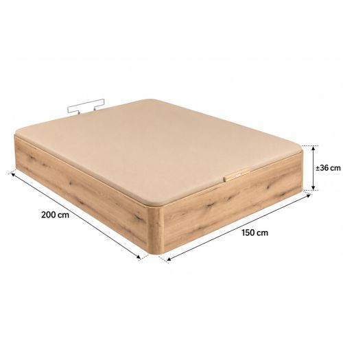 Canapé Abatible Roble 150x200 Naturbox 2.0 PIKOLIN AP11530