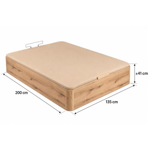 Canapé Abatible Roble 135x200 Naturbox 2.0 Plus PIKOLIN AP11540