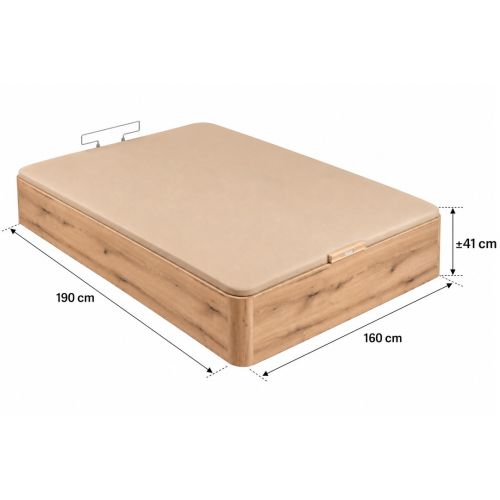 Canapé Abatible Roble 160x190 Naturbox 2.0 Plus PIKOLIN AP11540