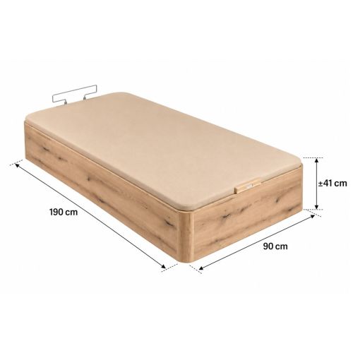 Canapé Abatible Roble 90x190 Naturbox 2.0 Plus PIKOLIN AP11540