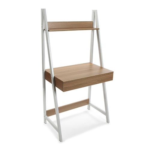 Mesa de escritorio OLYMPIA con cajón y estante 21300008