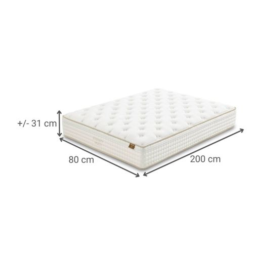 Colchón de Muelles Continuos ETERNITY MULTI 23 Alta Firmeza de 80x200 cm FLEX 9393714