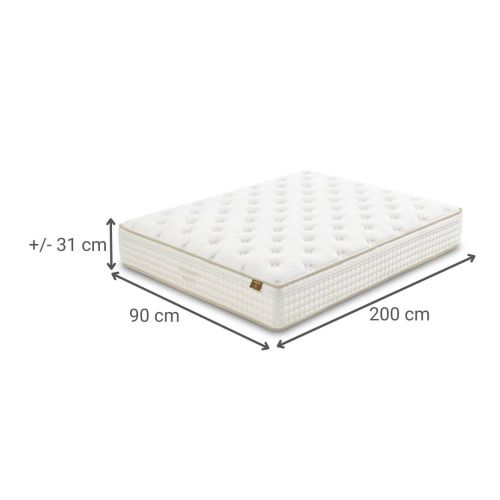 Colchón de Muelles Continuos ETERNITY MULTI 23 Alta Firmeza de 90x200 cm FLEX 9393717